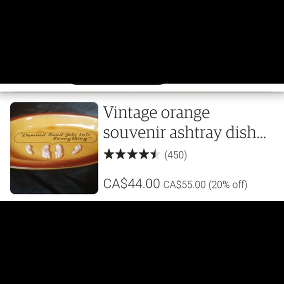 Vintage GIFTCRAFT* made in Japan souvenir ashtray/ trinket dish - Picture 9 of 9